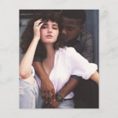 予算内の写真シンプル結婚式招待状 (裏面)