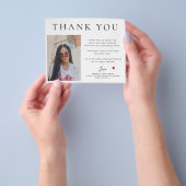 予算内の写真感謝してい卒業者 チラシ (手)