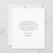 予算内の写真結婚発表 (裏面)