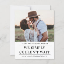 予算内の写真結婚発表