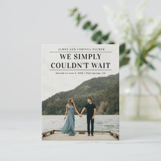 予算内の写真結婚発表 (スタンド正面)