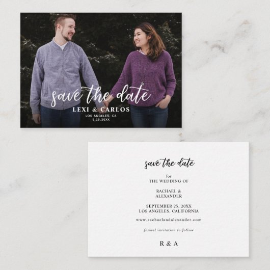 予算写真と書道2Bより暗い日付救 ノートカード (正面/裏面)