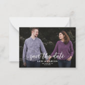 予算写真と書道2Bより暗い日付救 ノートカード (正面)