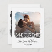 予算写真の発表日を結婚保存 (正面/裏面)