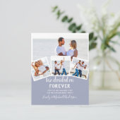 予算写真婚約引用文招待状 – 任意の色 (スタンド正面)