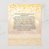 予算写真婚約引用文招待状 – 任意の色 チラシ (裏面)