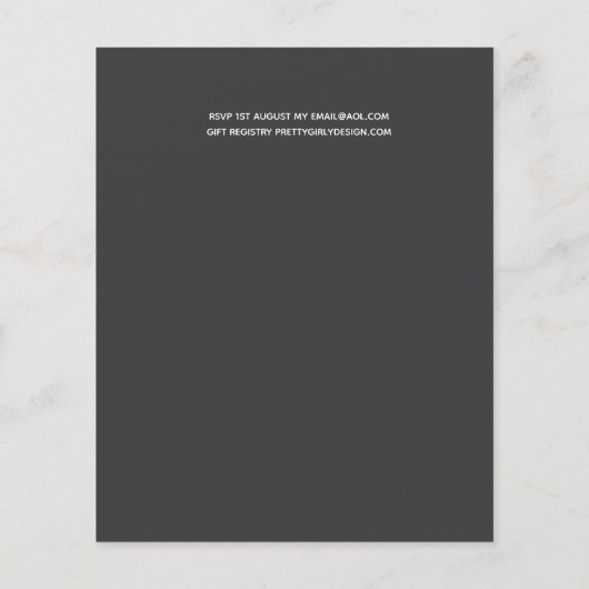 予算写真結婚の日付の変更フローラ (裏面)