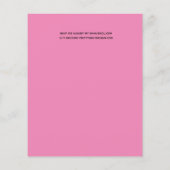 予算写真結婚の日付の変更フローラ (裏面)