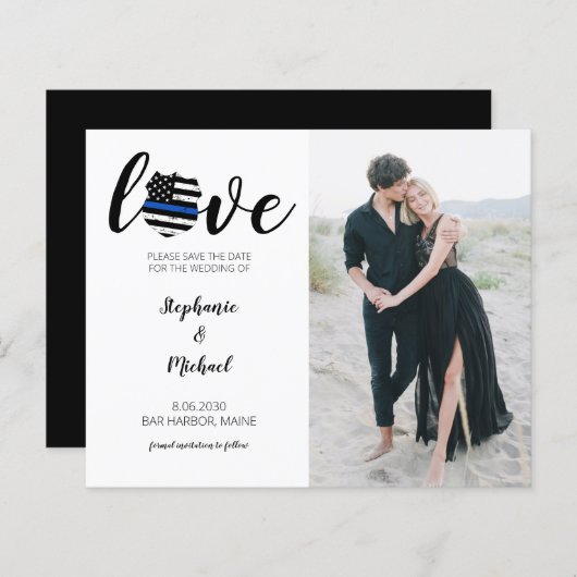 予算写真警察法執行結婚局 (正面/裏面)