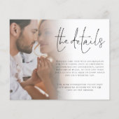 予算写真QRコードの結婚詳細エンクロージャ (正面)