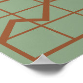 予算分析アーポップ・アートのト ポスター (角)