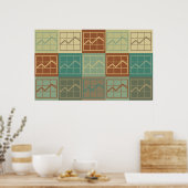 予算分析アーポップ・アートのト ポスター (キッチン)