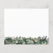 予算初めてのクリスマスミスター&ミセス・クリスマスカード (裏面)