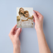 予算初めてのクリスマスVバッファローチェック写真 チラシ (手)