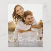 予算初めてのクリスマスVバッファローチェック写真 チラシ (正面)