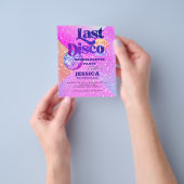 予算割引バチェロレッテ招待 チラシ (手)