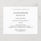 予算卒業パーティモダンー6写真V2 チラシ (裏面)