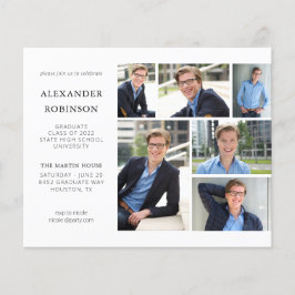 予算卒業パーティモダンー6写真V2 チラシ