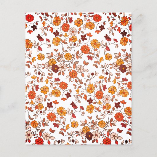 予算卒業レトロフローラパーティの招待状 チラシ (裏面)