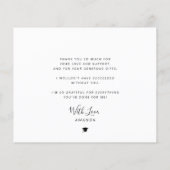 予算卒業写真コラージュ感謝していユー チラシ (裏面)