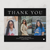 予算卒業写真コラージュ感謝していユー チラシ (正面)