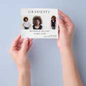 予算卒業生3写真のお知らせ チラシ (手)