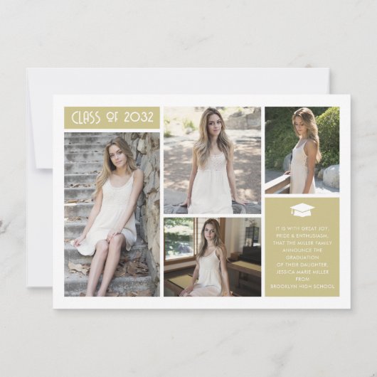 予算卒業生6写真部卒業 ノートカード (裏面)