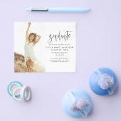 予算卒業発表フォトミニマリストFl チラシ (シングル)