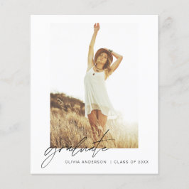 予算卒業発表フォトミニマル版