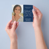 予算卒業発表フォトミニマル版 チラシ (手)