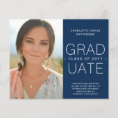 予算卒業発表フォトミニマル版 チラシ (正面)