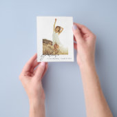 予算卒業発表フォトミニマル版 チラシ (手)