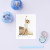 予算卒業発表フォトミニマル版 チラシ (シングル)