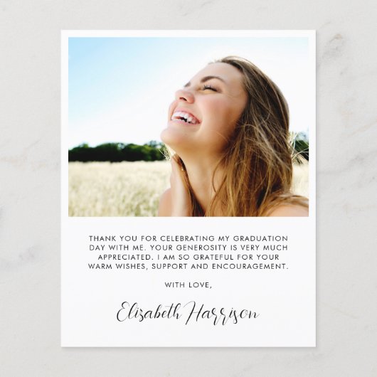 予算卒業Arch Photo Thank You (裏面)