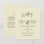 予算単色カラータイポグラフィのみ (正面/裏面)