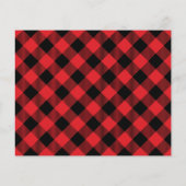 予算名パーソナライズされたクリスマスフォトカード (裏面)