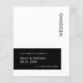 予算地ミニマル域はっきりした白黒保存日付 (正面)