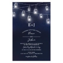予算夕べメイソンジャース結婚式招待状