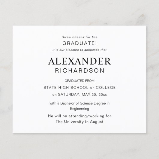 予算大学院の写真の卒業発表 チラシ (裏面)