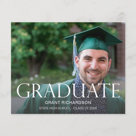 予算大学院の写真の卒業発表 チラシ (正面)