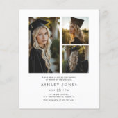 予算大学院数々の写真卒業パーティー チラシ (裏面)