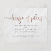 予算大理石およびバラ金ゴールドスクリプトの計画の変更 (正面)