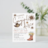 予算女性のカーボーイディスコバチェロレッテ招待状 (スタンド正面)