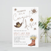 予算女性のカーボーイディスコバチェロレッテ招待状 (スタンド正面)