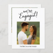 予算婚約の発表と日付の保存 (正面/裏面)