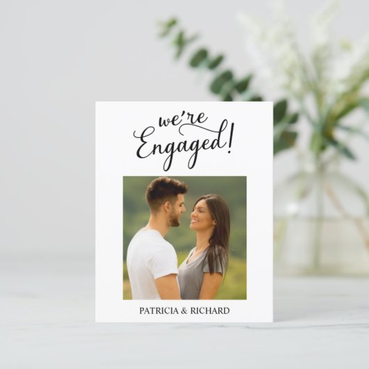 予算婚約の発表と日付の保存 (スタンド正面)