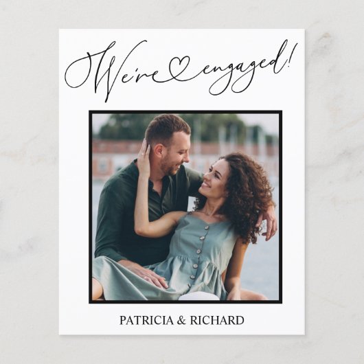 予算婚約発表写真を保存 (正面)