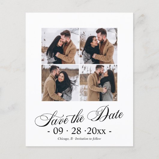 予算婚約発表写真を保存 (裏面)