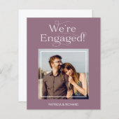 予算婚約発表写真を保存 (正面/裏面)