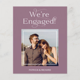 予算婚約発表写真を保存